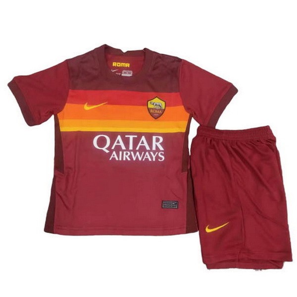 Camiseta AS Roma Replica Primera Ropa Niños 2020/21 Rojo